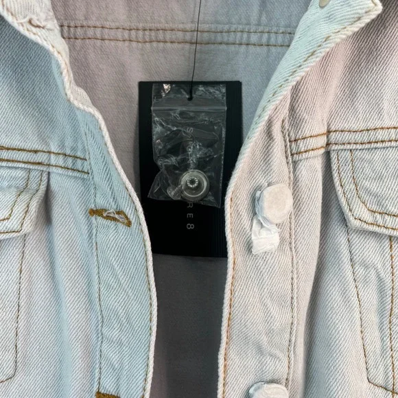 Signature 8 Women's Urban Streetwear Denim Jumpsuit Boiler Suit L Street **READ! - Picture 13 of 13